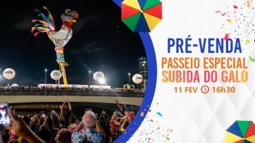 PRÉ-VENDA - Tour Recife e Suas Pontes ESPECIAL | Subida do Galo
